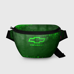 Поясная сумка Chevrolet - green gradient, цвет: 3D-принт