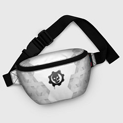 Поясная сумка Gears of War white poly, цвет: 3D-принт — фото 2