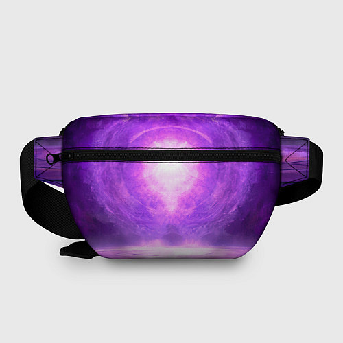 Поясная сумка Айкидоист на фиолетовом / 3D-принт – фото 2