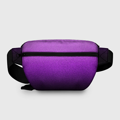 Поясная сумка Магический градиент крошка чёрно-фиолетовый / 3D-принт – фото 2