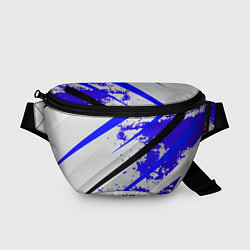 Поясная сумка Color white blue