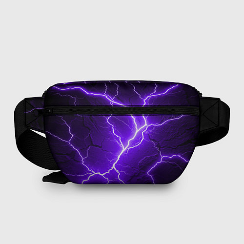 Поясная сумка Color purple black / 3D-принт – фото 2