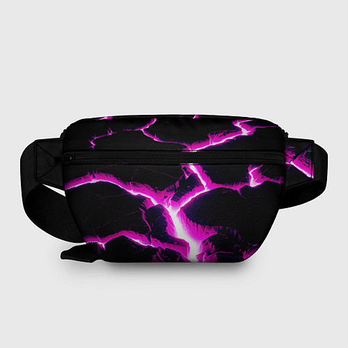 Поясная сумка Color pink black / 3D-принт – фото 2