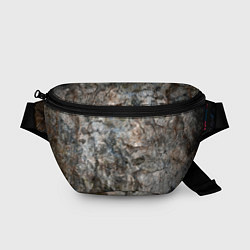 Поясная сумка Абстракция - grey natural granite, цвет: 3D-принт