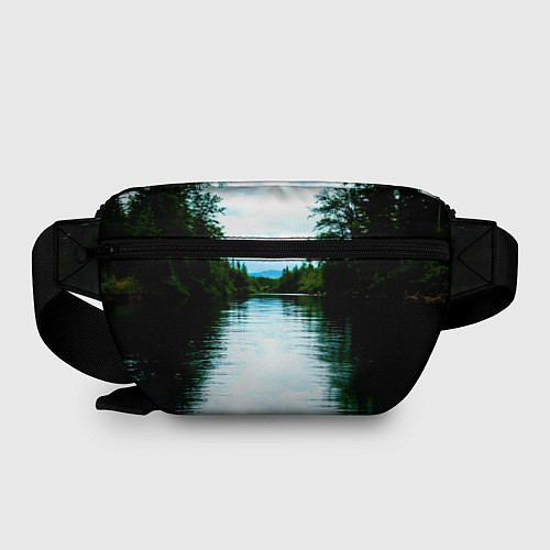 Поясная сумка На байдарке в лесу / 3D-принт – фото 2