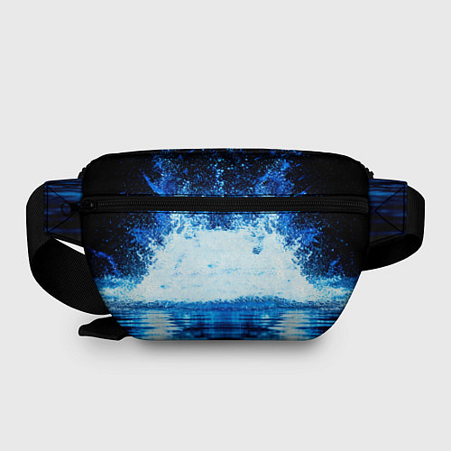 Поясная сумка Плавание брассом в черном бассейне / 3D-принт – фото 2