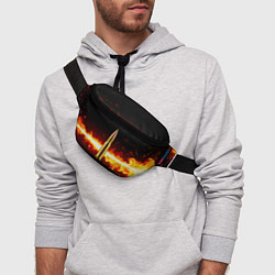 Поясная сумка Патрон в огне, цвет: 3D-принт — фото 2