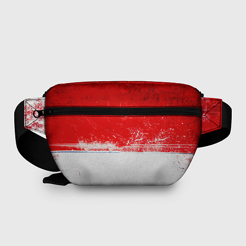 Поясная сумка Скоростной бег на коньках в красном / 3D-принт – фото 2