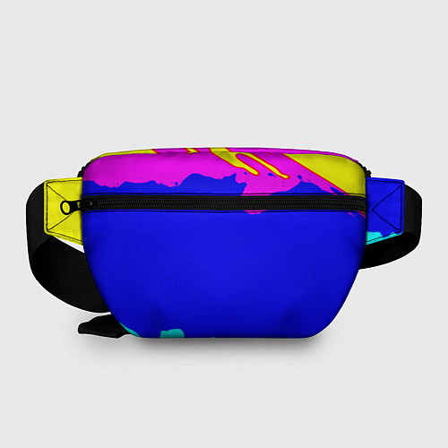 Поясная сумка Monster energy краски цветные / 3D-принт – фото 2
