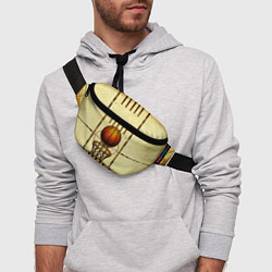 Поясная сумка Кольцо с баскетбольным мячом, цвет: 3D-принт — фото 2