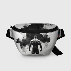 Поясная сумка Бодибилдер и черный дым, цвет: 3D-принт