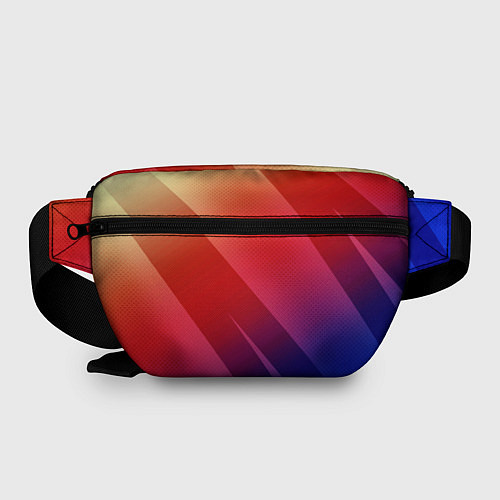 Поясная сумка Sport красно-синий градиент / 3D-принт – фото 2