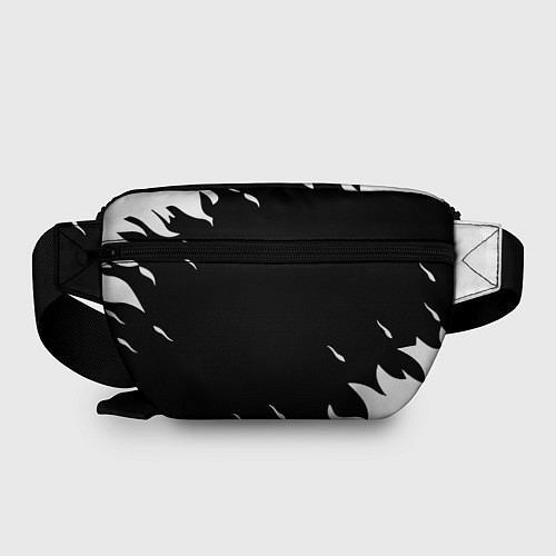 Поясная сумка Juventus black fire / 3D-принт – фото 2