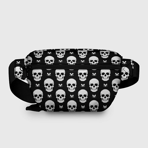 Поясная сумка Черепной фон / 3D-принт – фото 2