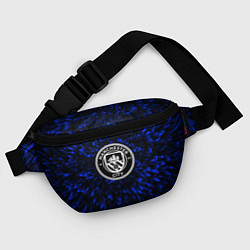Поясная сумка Manchester City blue energy, цвет: 3D-принт — фото 2