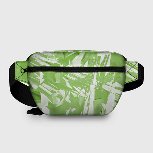 Поясная сумка Color white green / 3D-принт – фото 2