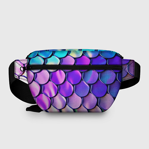 Поясная сумка Мазки краски с градиентом / 3D-принт – фото 2