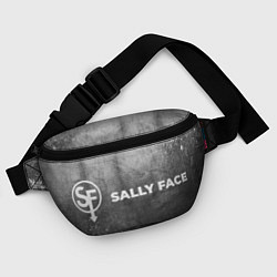 Поясная сумка Sally Face - grey gradient по-горизонтали, цвет: 3D-принт — фото 2