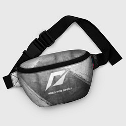 Поясная сумка Need for Speed - grey gradient, цвет: 3D-принт — фото 2
