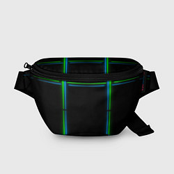 Поясная сумка Neon green light blue, цвет: 3D-принт