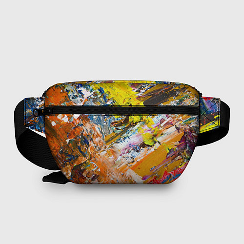 Поясная сумка Живая Абстракция: Поток Цветов и Форм в Постоянном / 3D-принт – фото 2