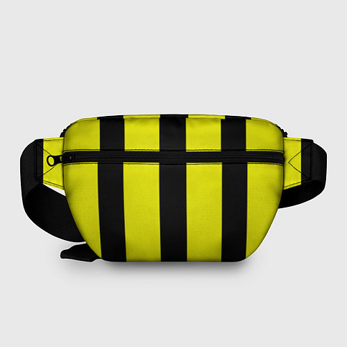 Поясная сумка Color yellow black line / 3D-принт – фото 2