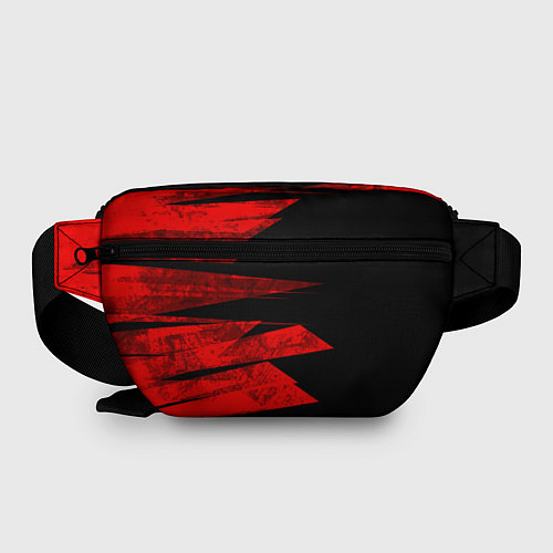 Поясная сумка Color red black strip / 3D-принт – фото 2