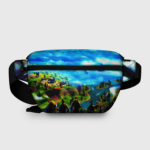 Поясная сумка Fortnite x doom logo / 3D-принт – фото 2