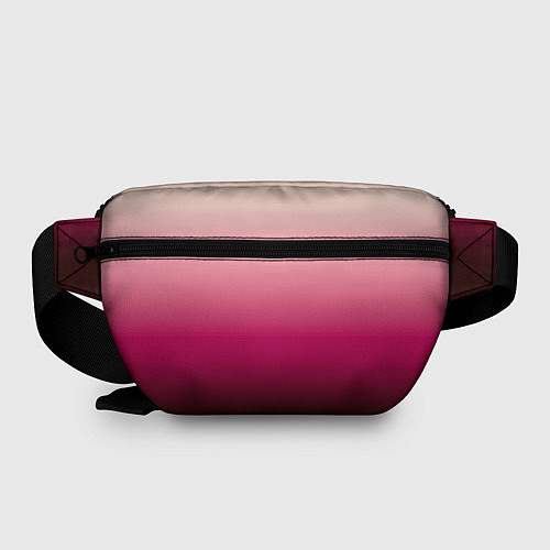 Поясная сумка Градиент transcendent pink омбре / 3D-принт – фото 2