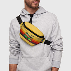 Поясная сумка Ретро автобус ГЗА-651 поп-арт, цвет: 3D-принт — фото 2