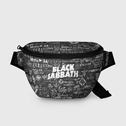 Поясная сумка Black Sabbath pattern, цвет: 3D-принт