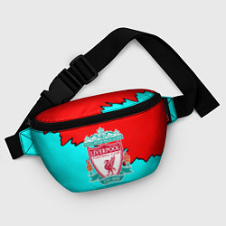 Поясная сумка Liverpool краски текстура штрихи, цвет: 3D-принт — фото 2