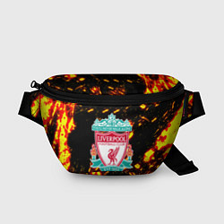 Поясная сумка Liverpool краски огненные, цвет: 3D-принт