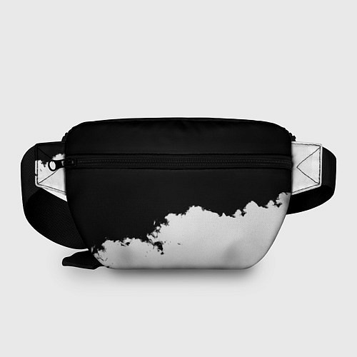 Поясная сумка Монако черно белые краски / 3D-принт – фото 2