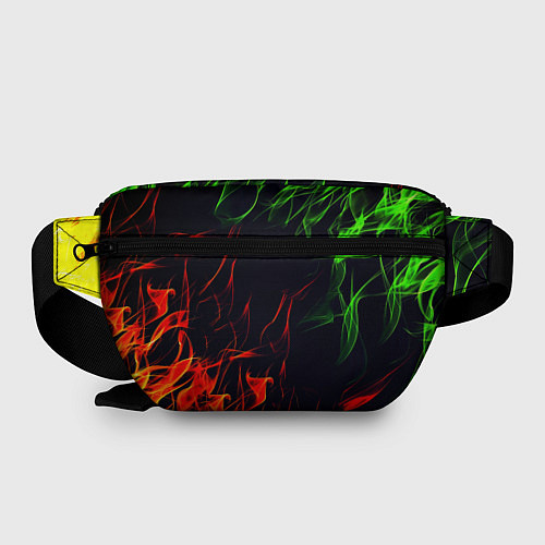 Поясная сумка Borussia flame toxic / 3D-принт – фото 2