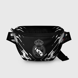 Поясная сумка Real Madrid полосы геомтерия, цвет: 3D-принт