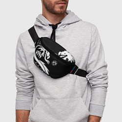 Поясная сумка Borussia дракон белый, цвет: 3D-принт — фото 2