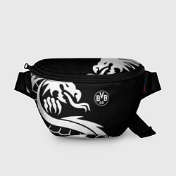 Поясная сумка Borussia дракон белый, цвет: 3D-принт