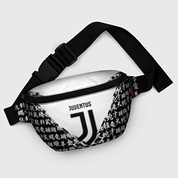 Поясная сумка Juventus символы китайские, цвет: 3D-принт — фото 2