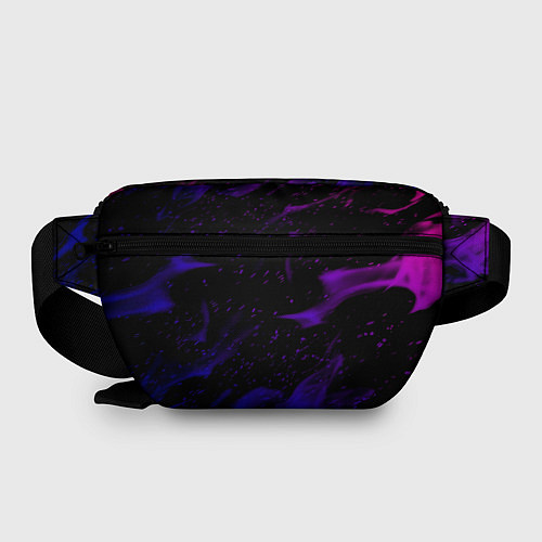 Поясная сумка Барселона неоновый огонь текстура / 3D-принт – фото 2