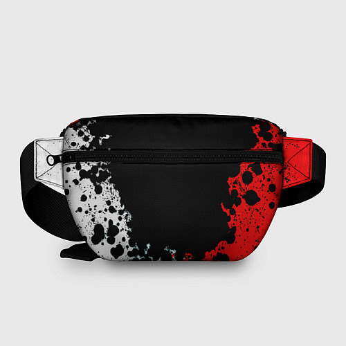 Поясная сумка Манчестер Юнайтед краски абстрактные / 3D-принт – фото 2