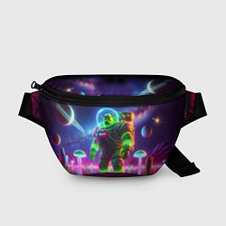 Поясная сумка Космонавт Шрук в неоновом скафандре на загадочной