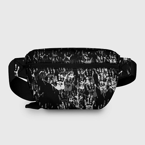 Поясная сумка Ювентус текстура руки краски / 3D-принт – фото 2