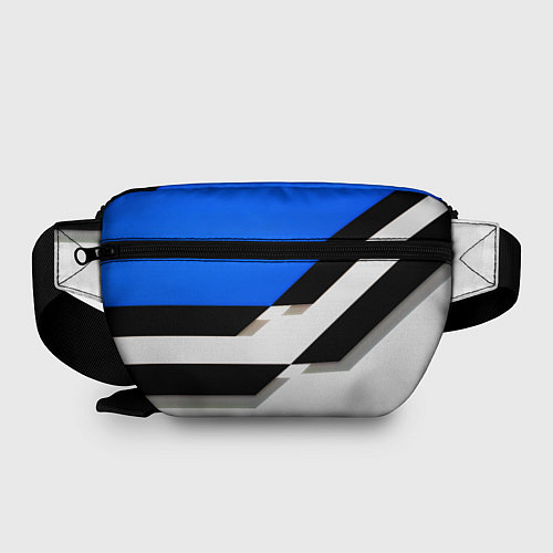 Поясная сумка Лестер сити геометрия полосы / 3D-принт – фото 2