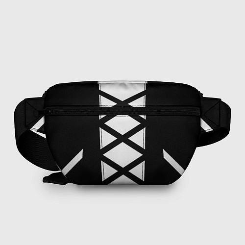 Поясная сумка Ювентус геометрия полосы линии / 3D-принт – фото 2