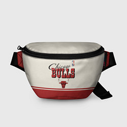Поясная сумка NBA Chicago Bulls vintage, цвет: 3D-принт