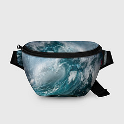 Поясная сумка Волна, цвет: 3D-принт