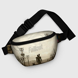 Поясная сумка Fallout City, цвет: 3D-принт — фото 2