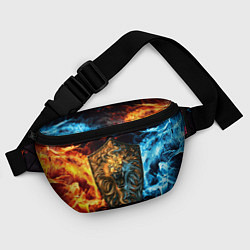 Поясная сумка Dark Souls: Lion Shield, цвет: 3D-принт — фото 2