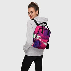 Рюкзак женский Брызги красок, цвет: 3D-принт — фото 2
